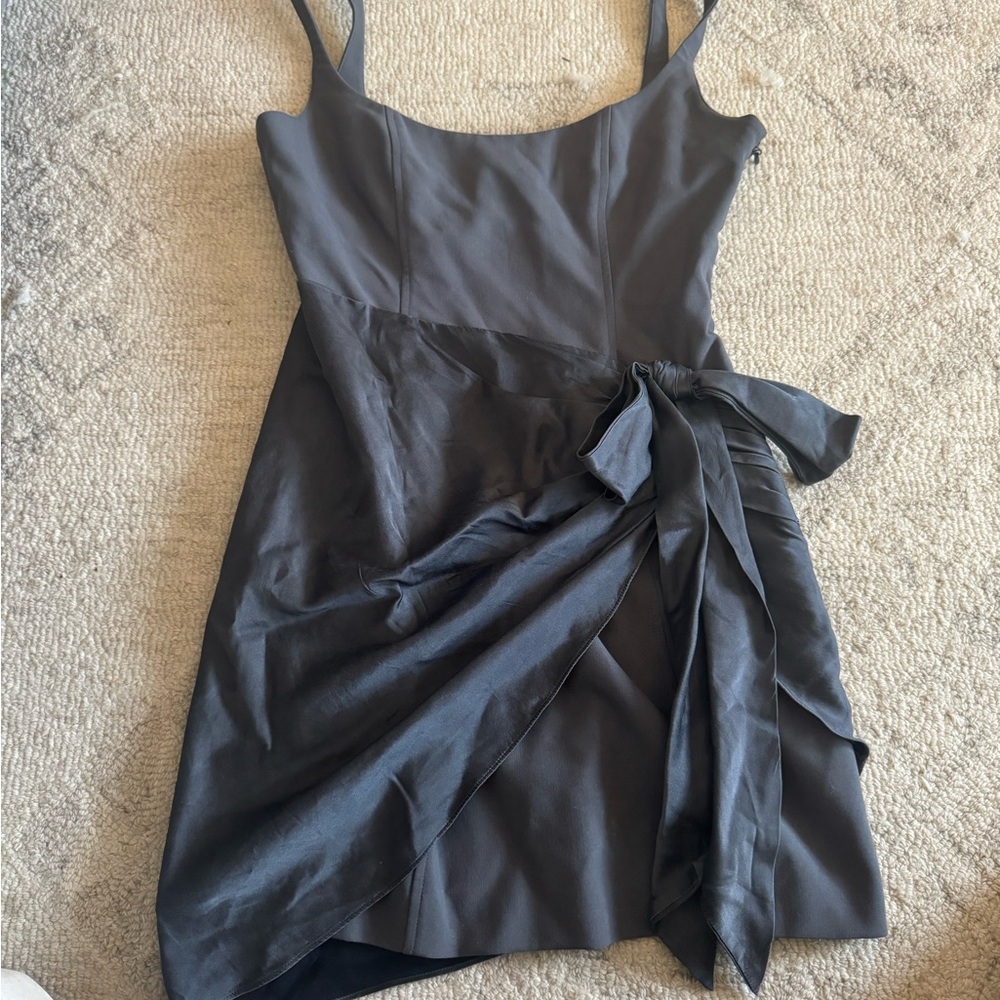 Cinq a Sept Gray Sleeveless Mini Dress